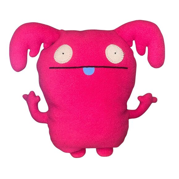 Ugly Doll Hot Pink Uppy 13" Pretty Ugly 2009 Stuffed Plush Toy - Picture 2 of 6